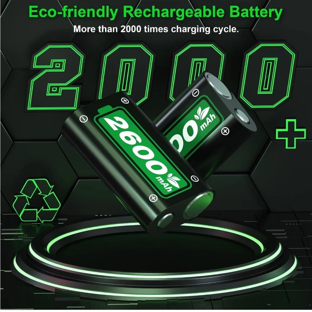 Fast Charging xbox battery pack